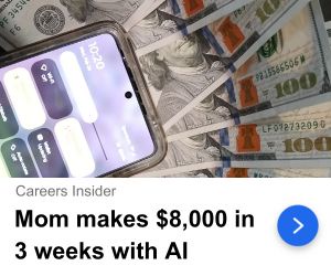 Mom earns with ai