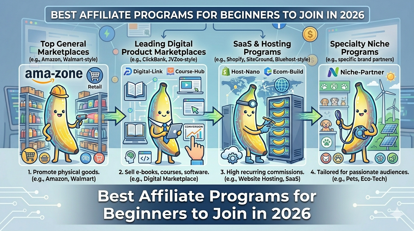Best Affiliate Programs for Beginners to Join in 2026