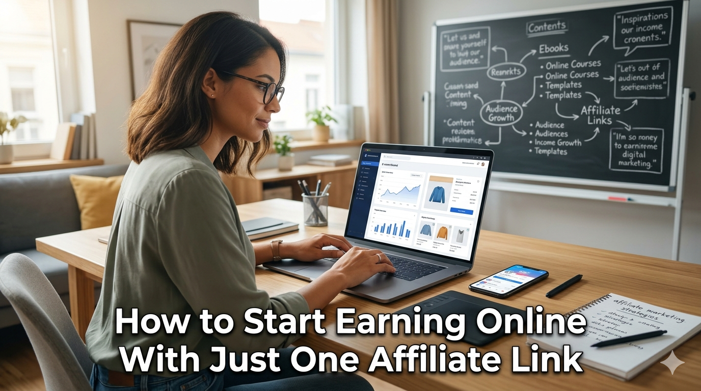 How to Start Earning Online With Just One Affiliate Link