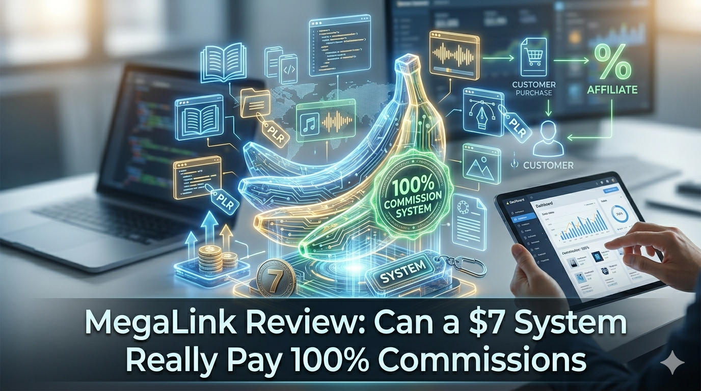 MegaLink Review: Can a $7 System Really Pay 100% Commissions