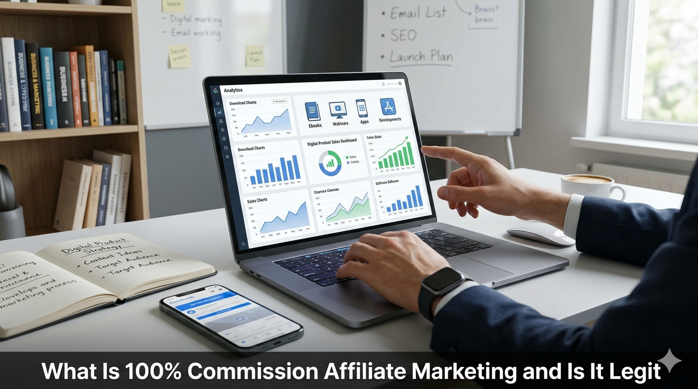 What Is 100% Commission Affiliate Marketing and Is It Legit