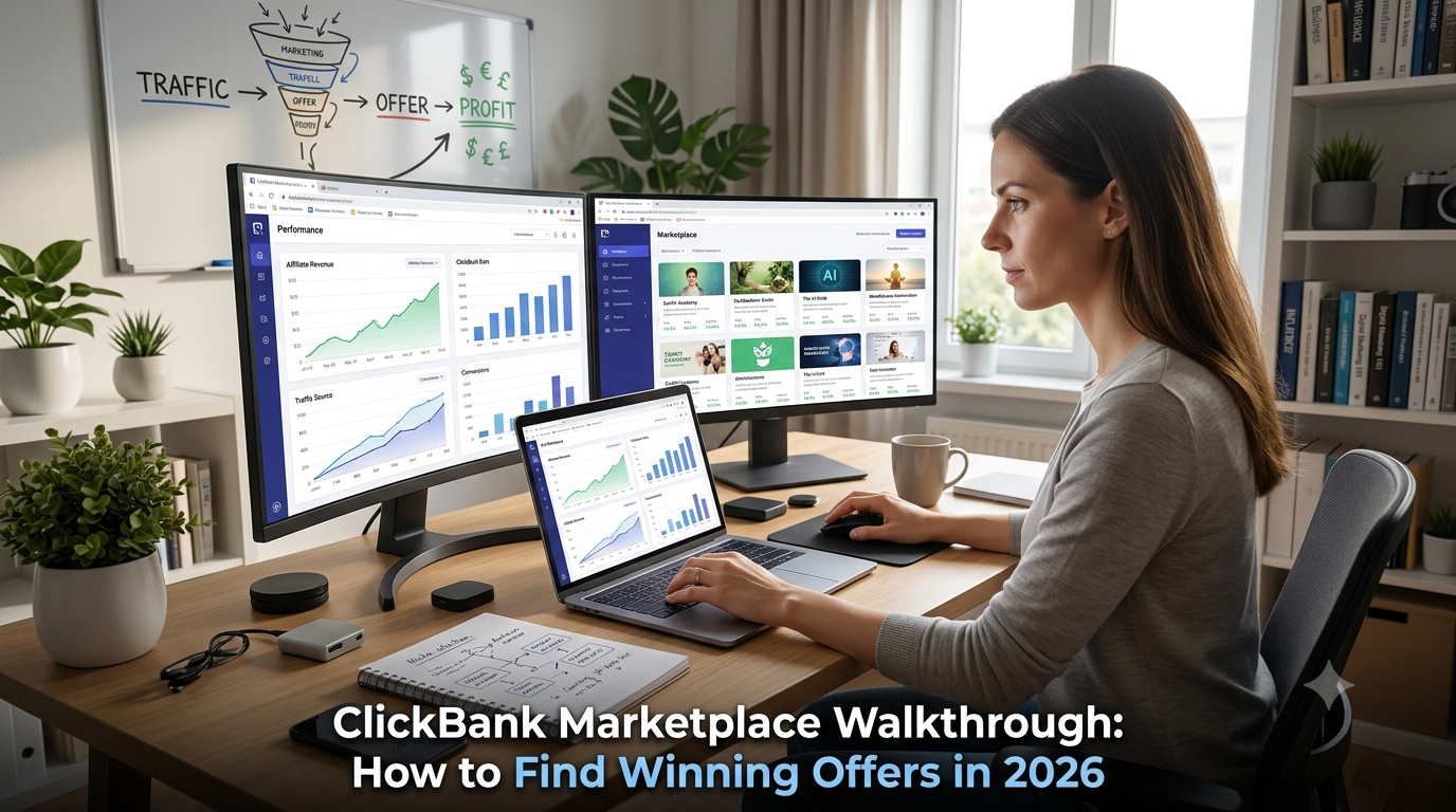ClickBank Marketplace Walkthrough: How to Find Winning Offers in 2026