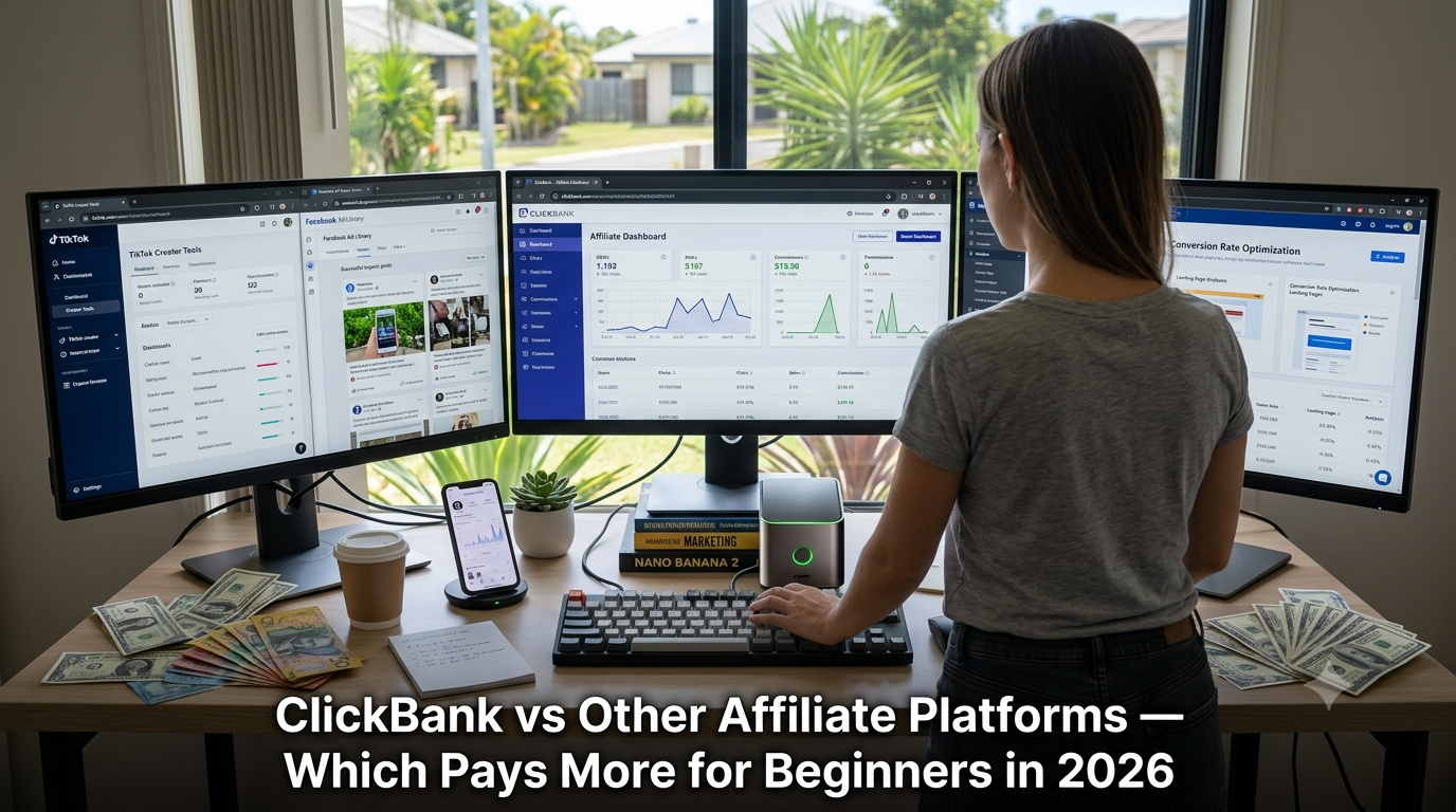 ClickBank vs Other Affiliate Platforms — Which Pays More for Beginners in 2026