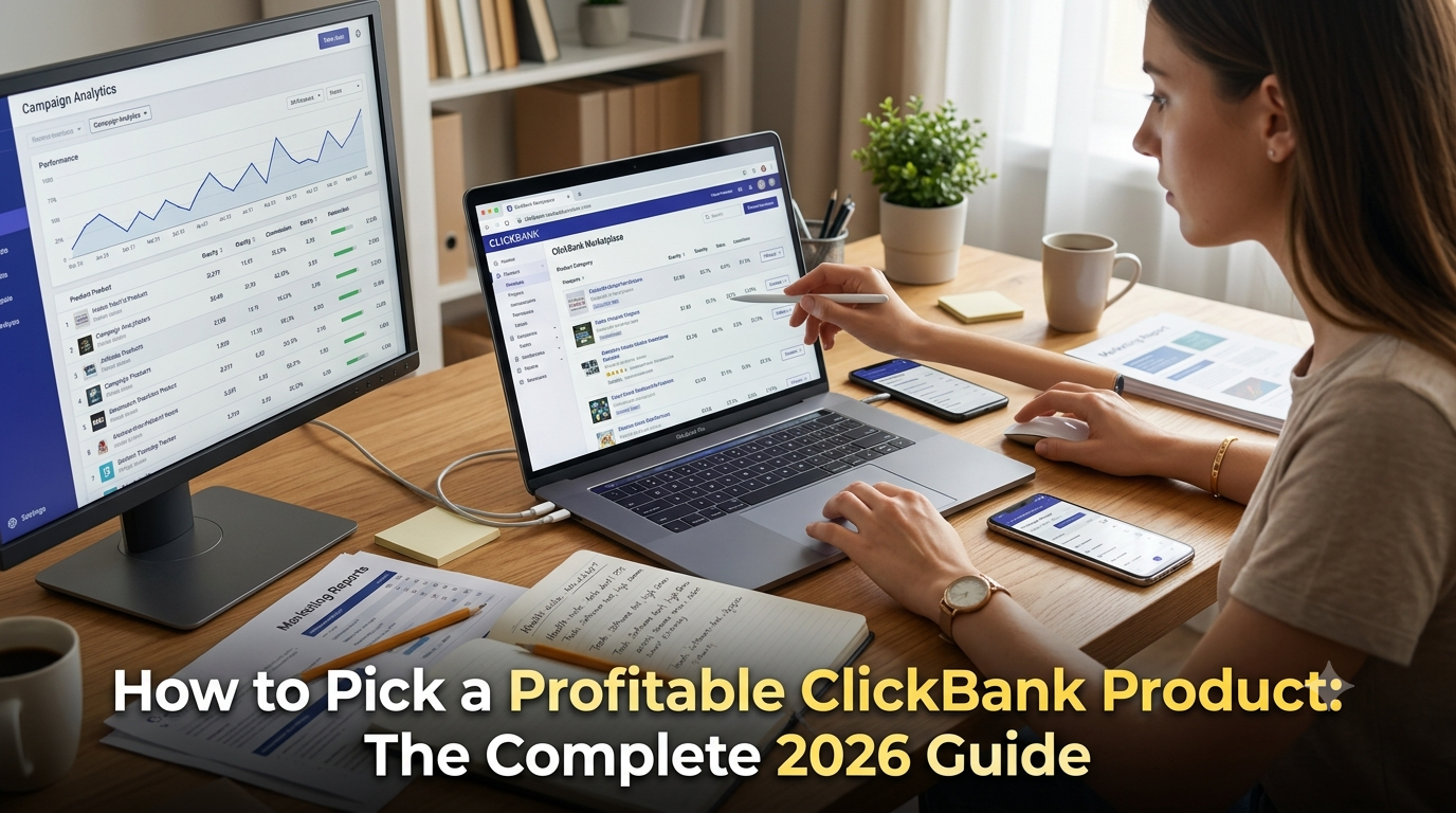 How to Pick a Profitable ClickBank Product The Complete 2026 Guide How to Pick a Profitable ClickBank Product: The Complete 2026 Guide