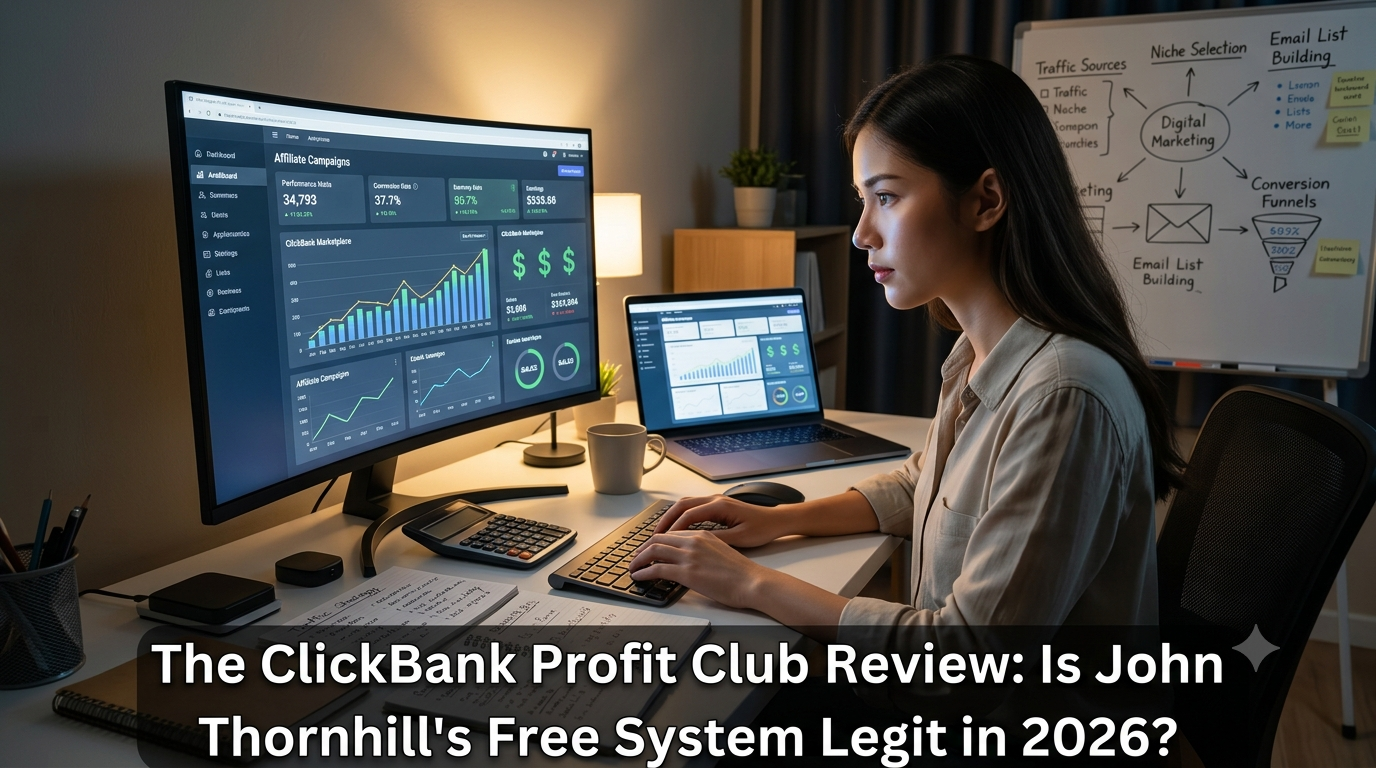 The ClickBank Profit Club Review: Is John Thornhill's Free System Legit in 2026?